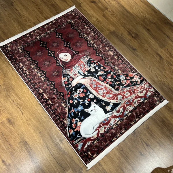 Etnik Figürlü Premium Halı
