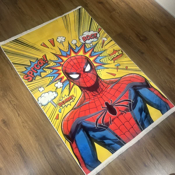 Spiderman Örümcek Adam Halısı